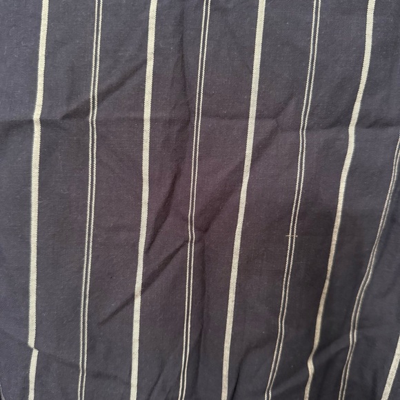 EXPRESS Navy Striped Ruffle Dress - Picture 4 of 4